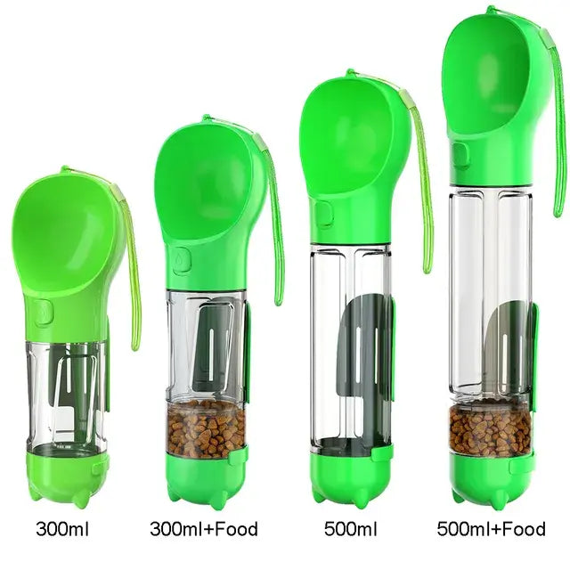 Food Feeder, Drinker, And Poop Dispenser