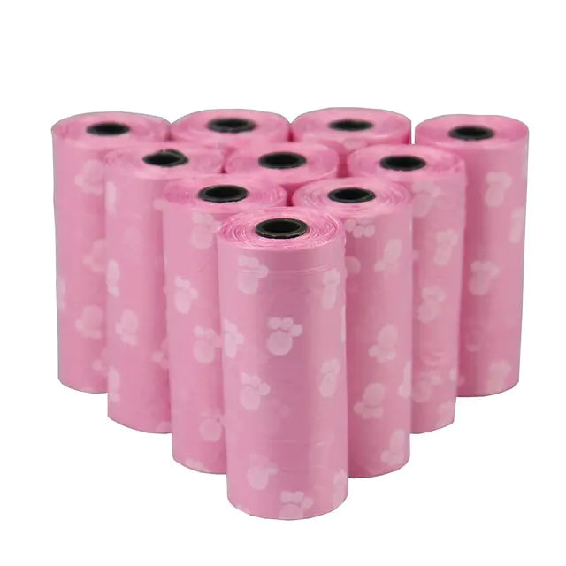 Pet Poop Disposable Bags with Holder