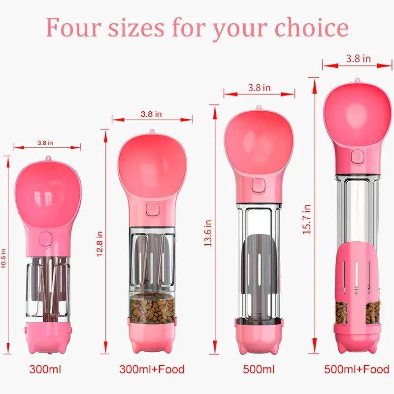 Food Feeder, Drinker, And Poop Dispenser