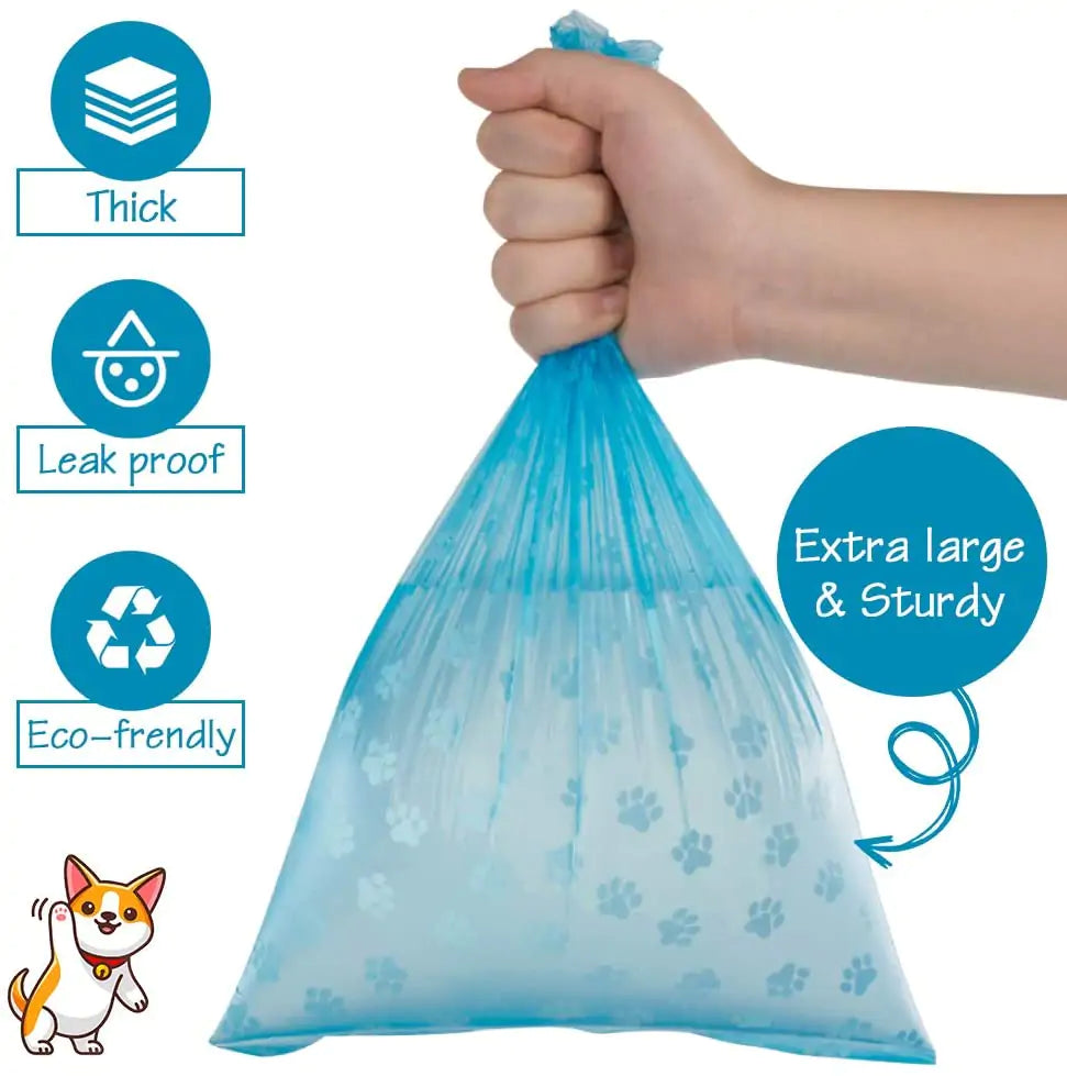 Pet Poop Disposable Bags with Holder