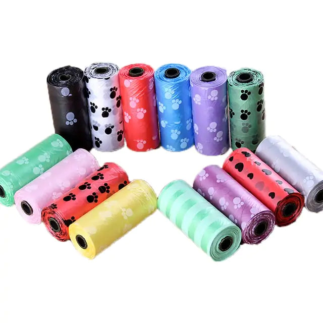 Pet Poop Disposable Bags with Holder