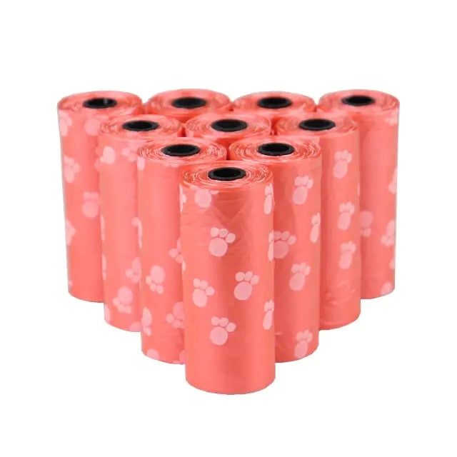 Pet Poop Disposable Bags with Holder
