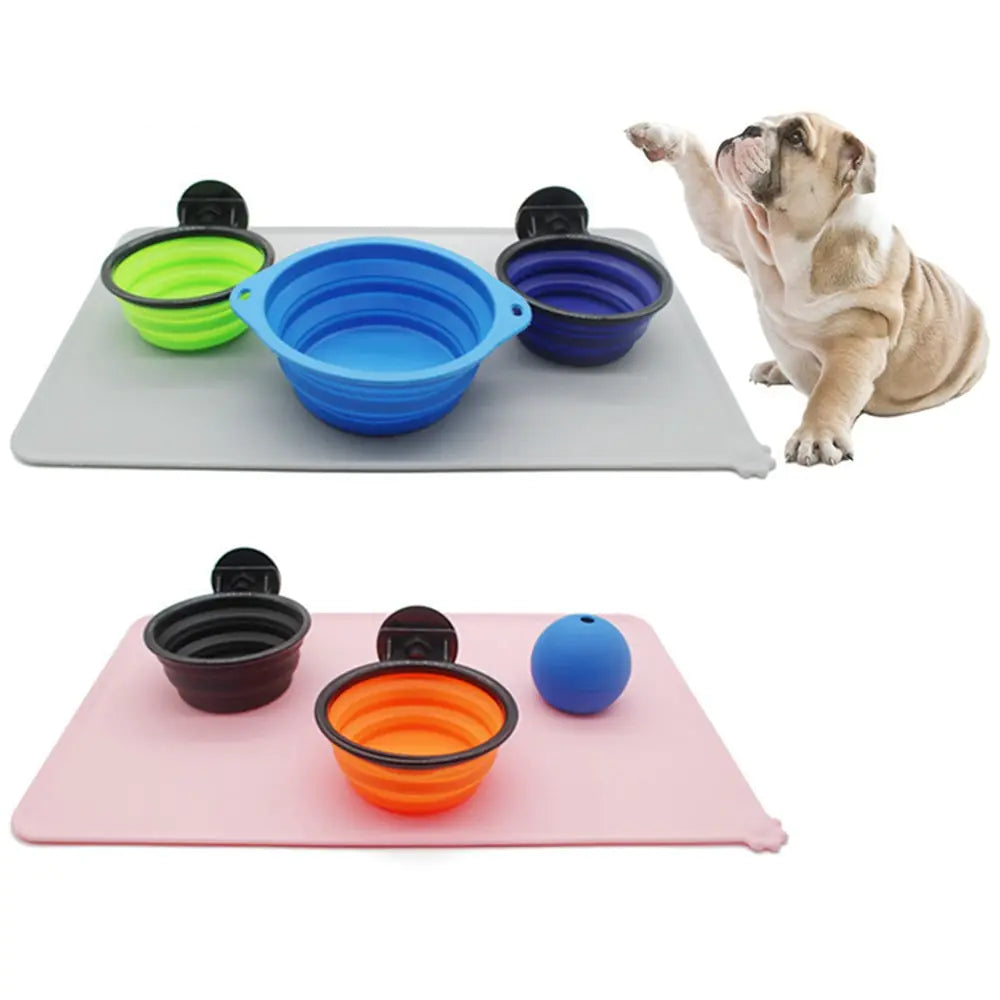 Silicone Pet Feeding Bowl Mat