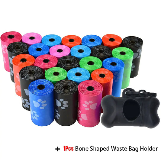 Pet Poop Disposable Bags with Holder